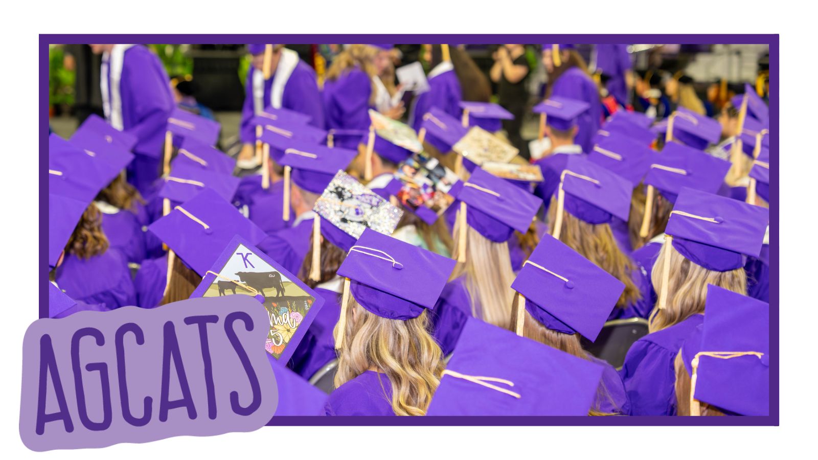 Students at spring commencement