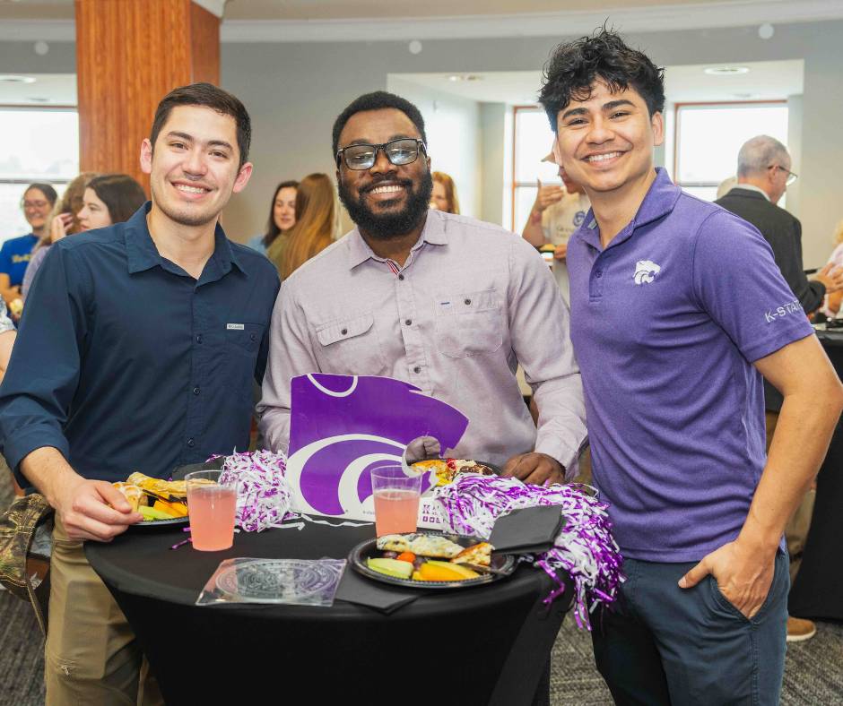 Graduate Students at Networking Celebration